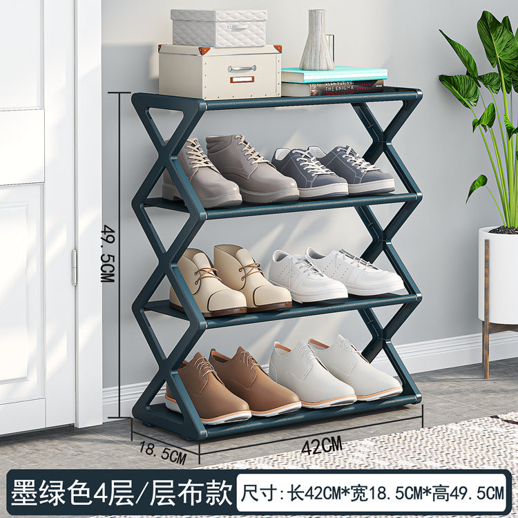 Modern X-Frame Shoe Rack