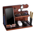 Wooden Bedside Docking Station & Organizer