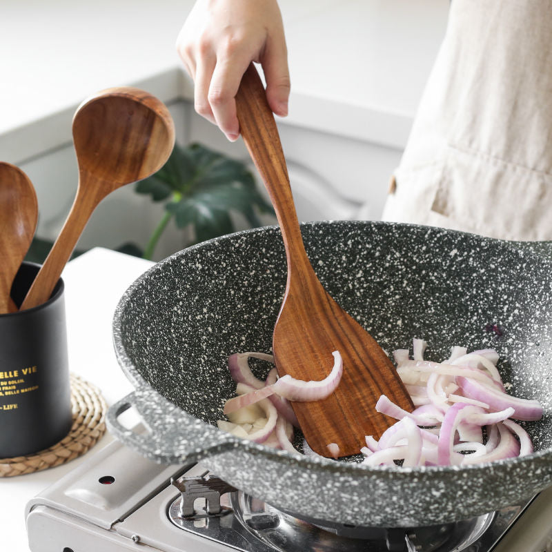 Premium Acacia Wood Cooking Utensil Set