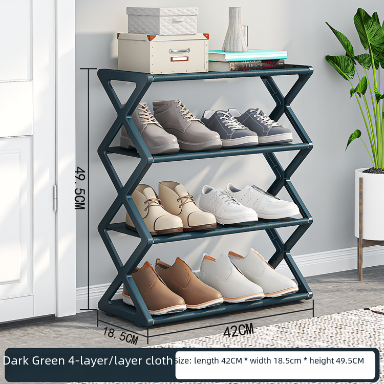 Modern X-Frame Shoe Rack