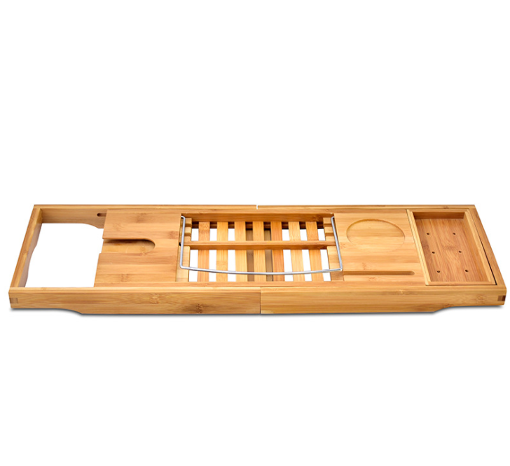 Expandable Bathtub Storage Rack Organizer